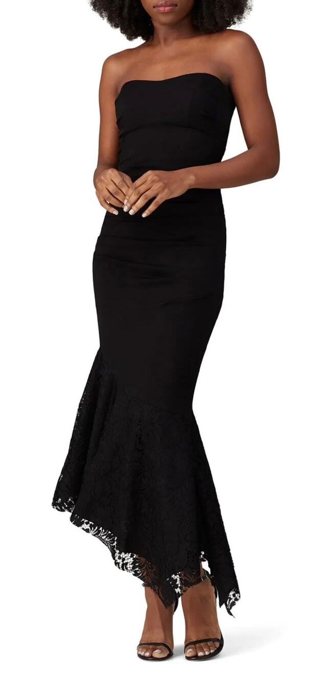 Nicole Miller Development Strapless Dress 10